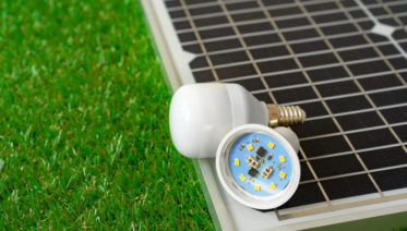 Solar panel representing solar wiring and renewable energy