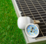 Solar panel representing solar wiring and renewable energy