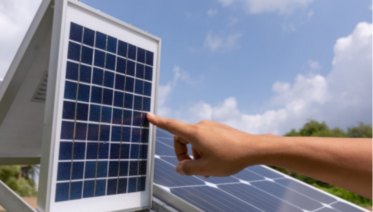 Clean solar panels with low solar production concerns