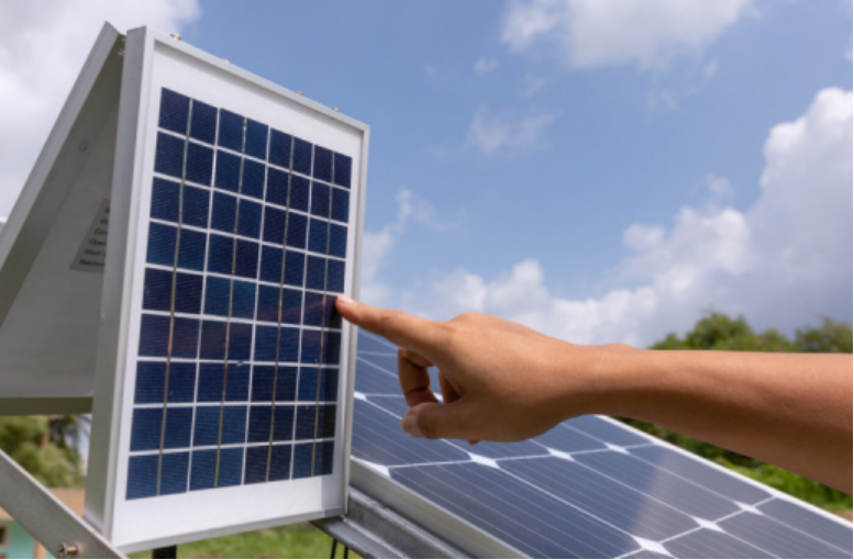 Clean solar panels with low solar production concerns